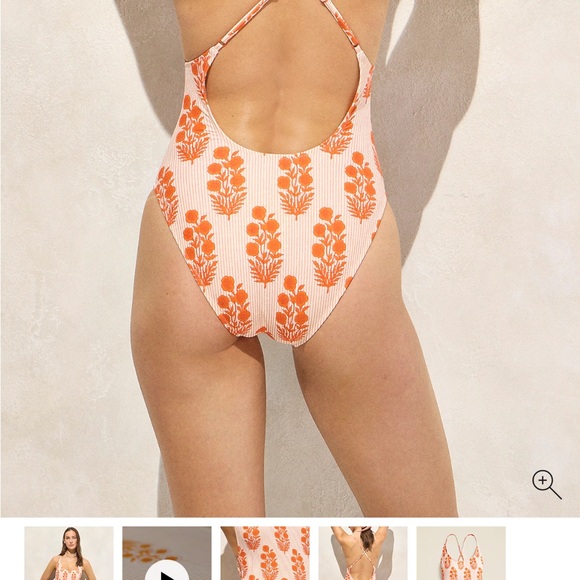 J. Crew Other - NWT SZ Blockprints X J Crew Scoopneck One Piece Sz 8